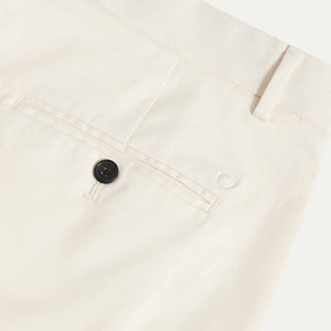 Peckham Rye Stretch Egret Cotton Trouser