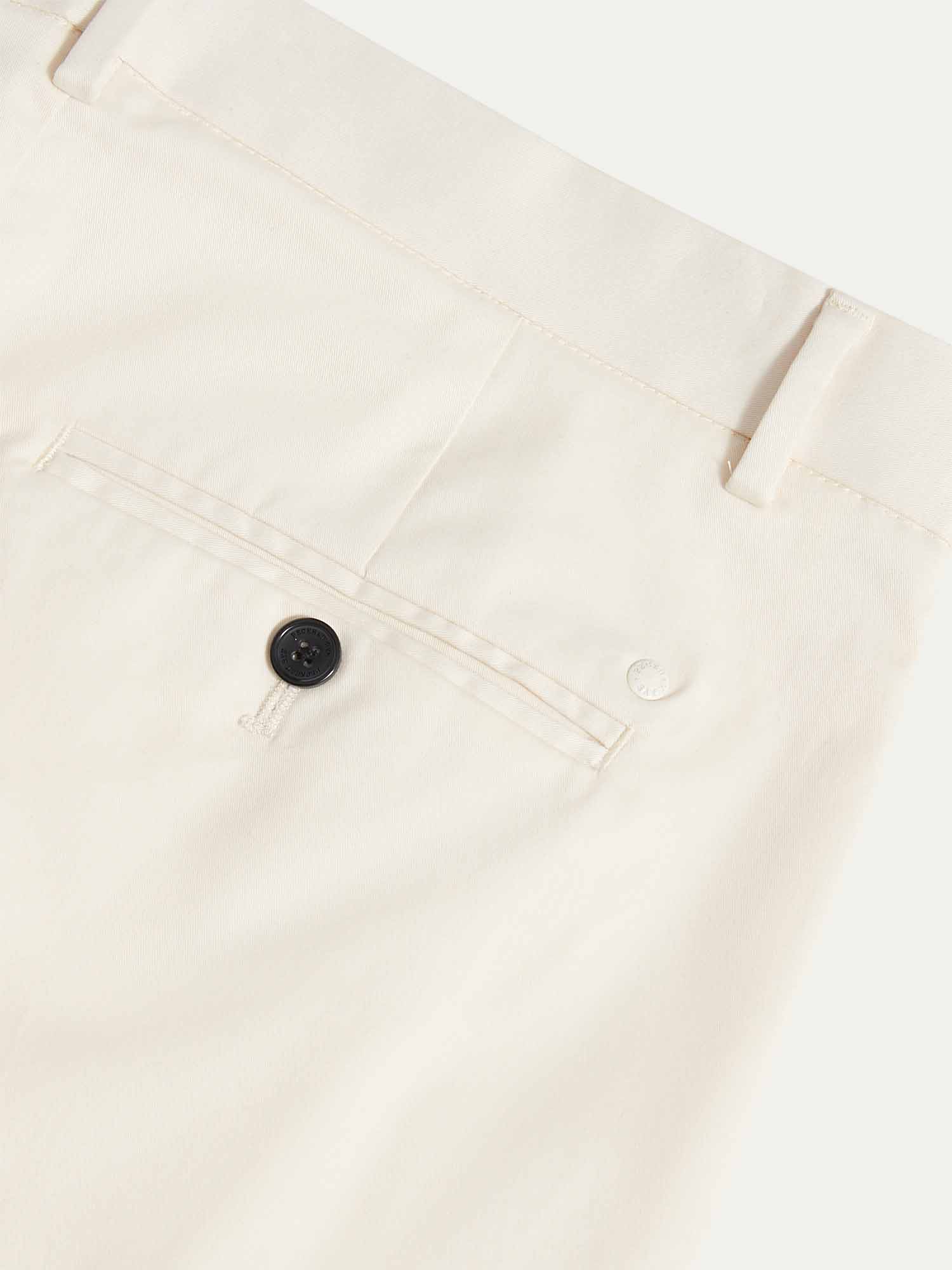 Peckham Rye Stretch Egret Cotton Trouser