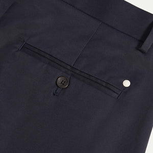 Peckham Rye Stretch Dark Sapphire Navy Cotton Trouser