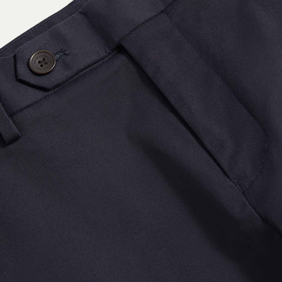 Peckham Rye Stretch Dark Sapphire Navy Cotton Trouser