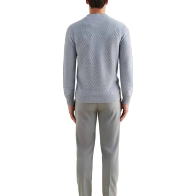 Peckham Rye Flannel Light Grey Marl Tech Drawstring Trousers