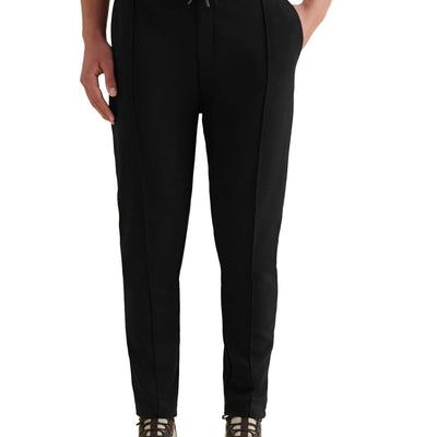 Peckham Rye Interlock Black Sweatpants
