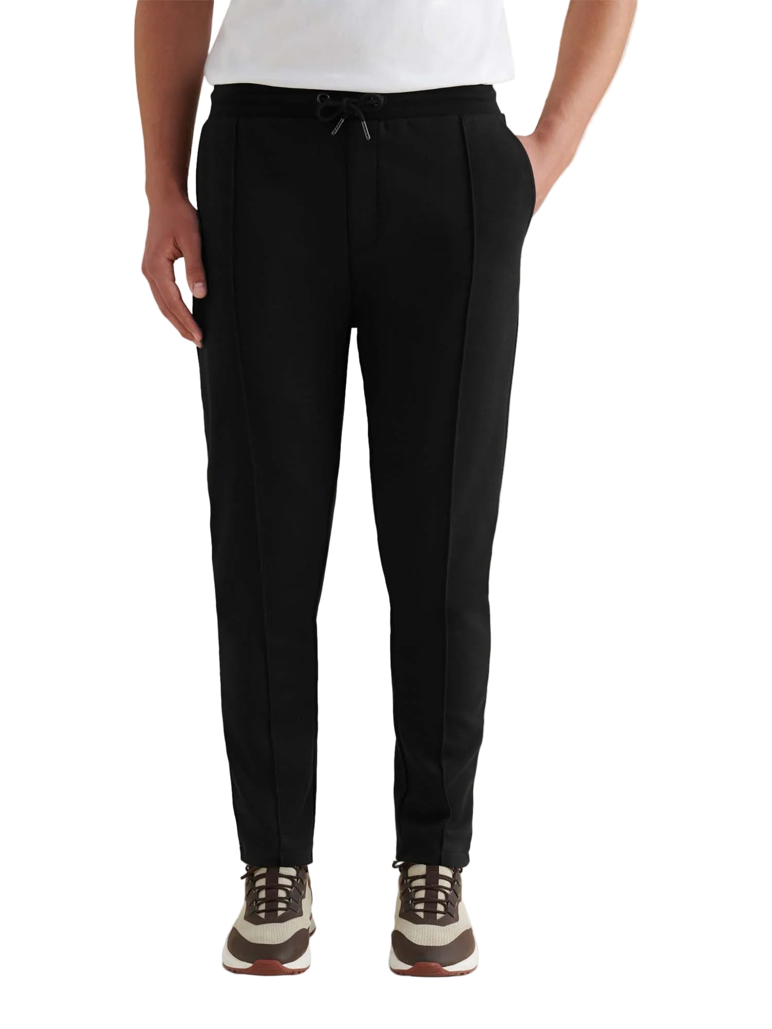Peckham Rye Interlock Black Sweatpants
