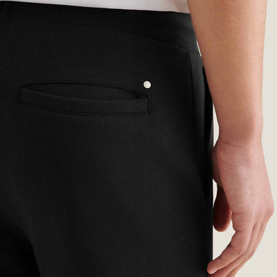 Peckham Rye Interlock Black Sweatpants
