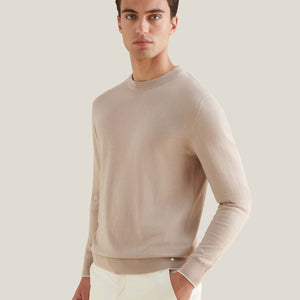 Peckham Rye Knit Simply Taupe Crewneck