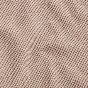 Peckham Rye Cotton Blend Rib Knit Simply Taupe 1/4 Zip