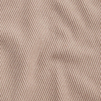 Peckham Rye Cotton Blend Rib Knit Simply Taupe 1/4 Zip