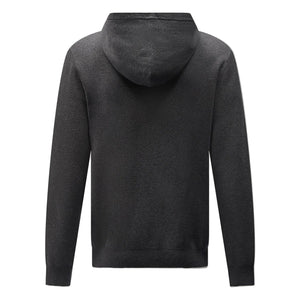 Peckham Rye Milano Knit Charcoal Grey Zip-Up Hoodie