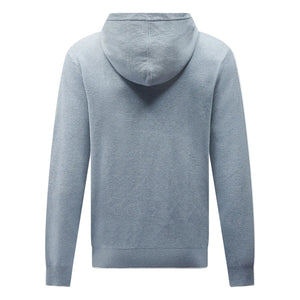 Peckham Rye Milano Knit Blue Blizzard Zip-Up Hoodie