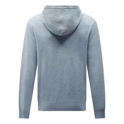 Peckham Rye Milano Knit Blue Blizzard Zip-Up Hoodie