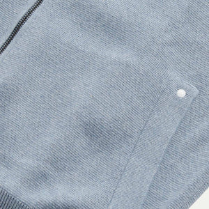 Peckham Rye Milano Knit Blue Blizzard Zip-Up Hoodie