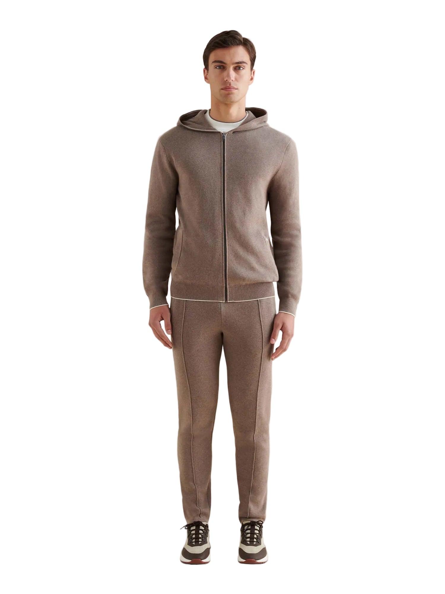 Peckham Rye Milano Knit Iron Zip-Up Hoodie