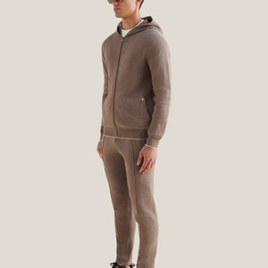 Peckham Rye Milano Knit Iron Zip-Up Hoodie