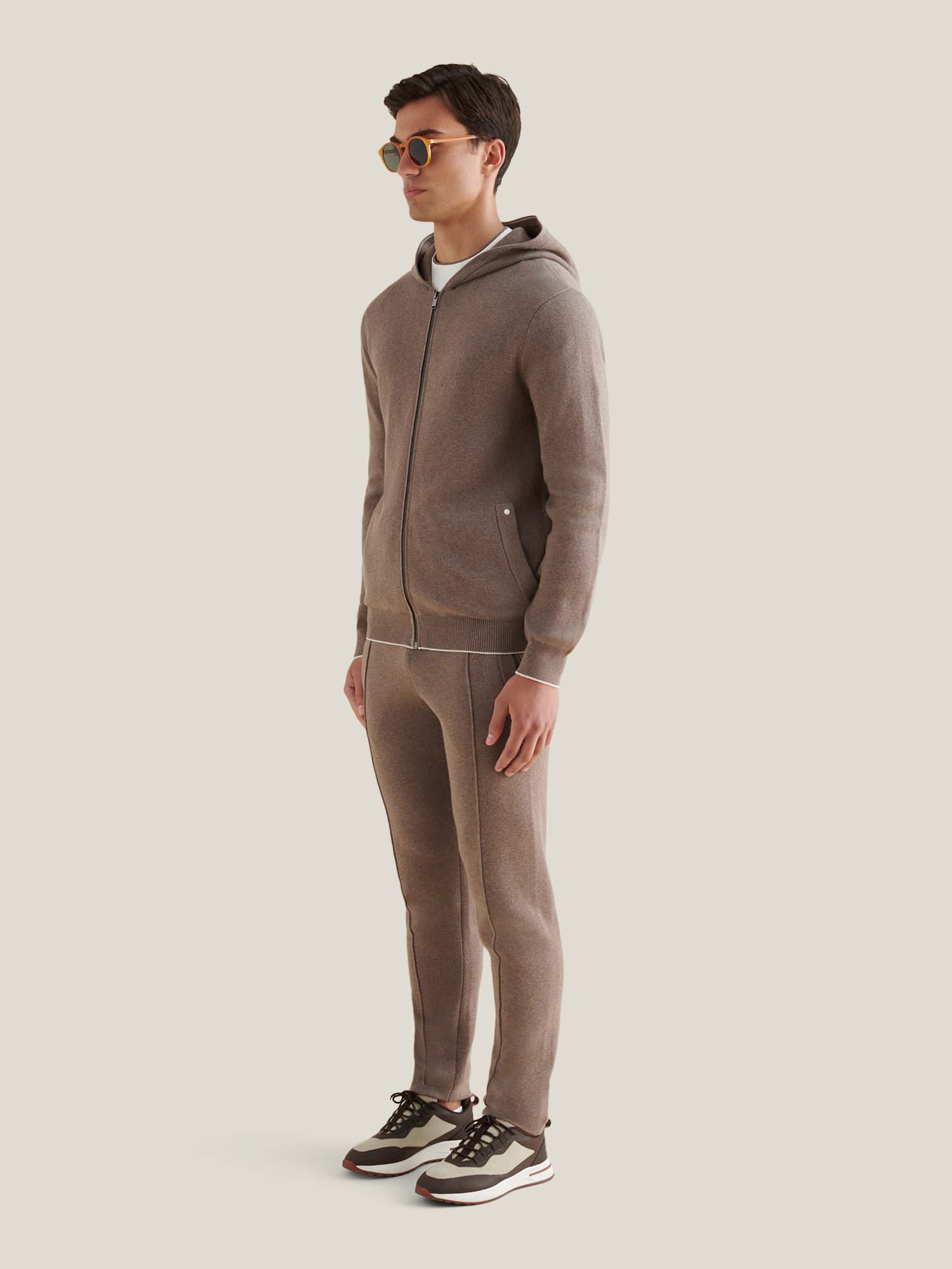 Peckham Rye Milano Knit Iron Zip-Up Hoodie