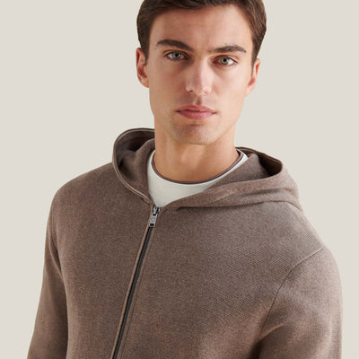 Peckham Rye Milano Knit Iron Zip-Up Hoodie