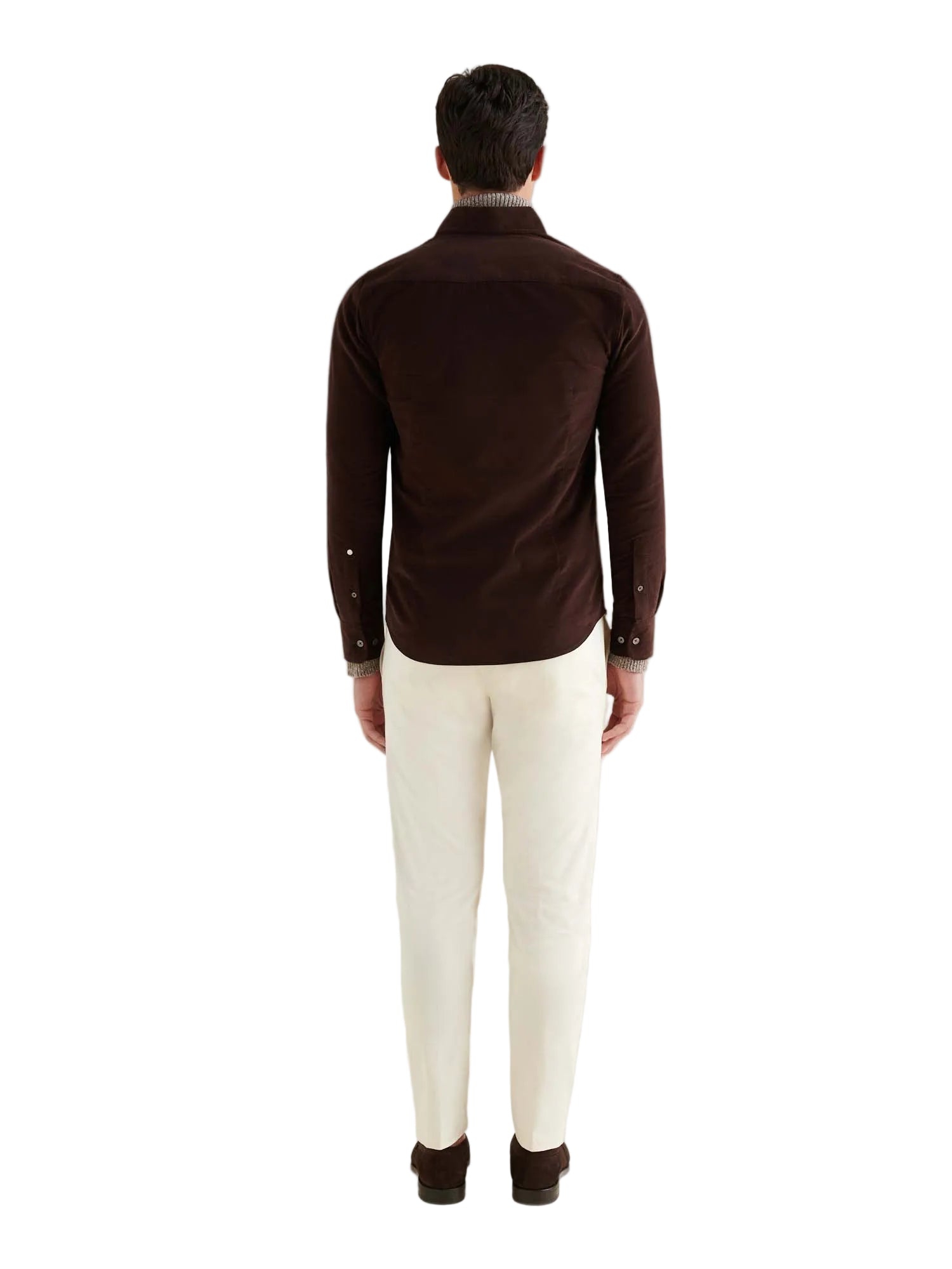 Peckham Rye Micro Cord Button Java Down Shirt