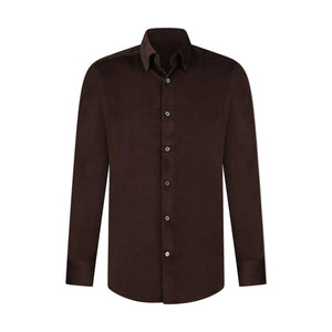 Peckham Rye Micro Cord Button Java Down Shirt
