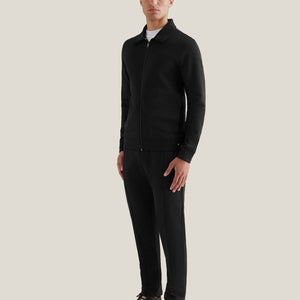 Peckham Rye Interlock Funnel Black Jacket