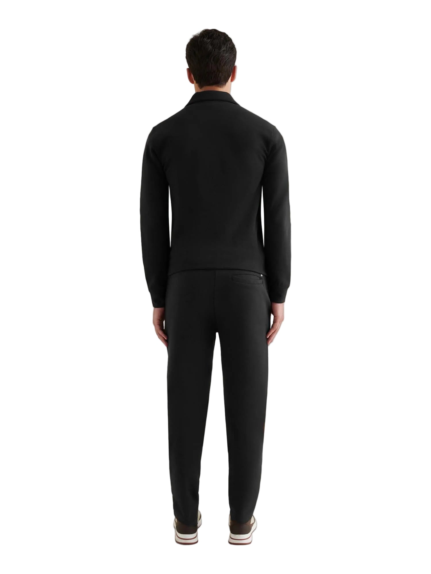 Peckham Rye Interlock Funnel Black Jacket