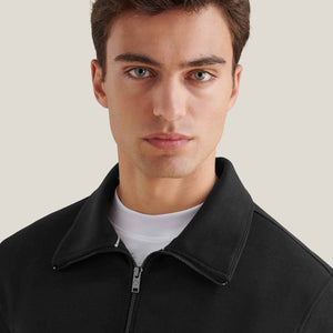Peckham Rye Interlock Funnel Black Jacket