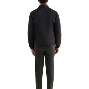 Peckham Rye Light Padded Collar Black Bomber Jacket