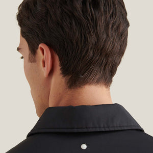 Peckham Rye Light Padded Collar Black Bomber Jacket