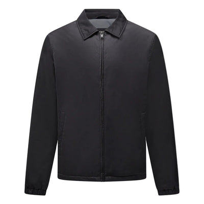 Peckham Rye Light Padded Collar Black Bomber Jacket