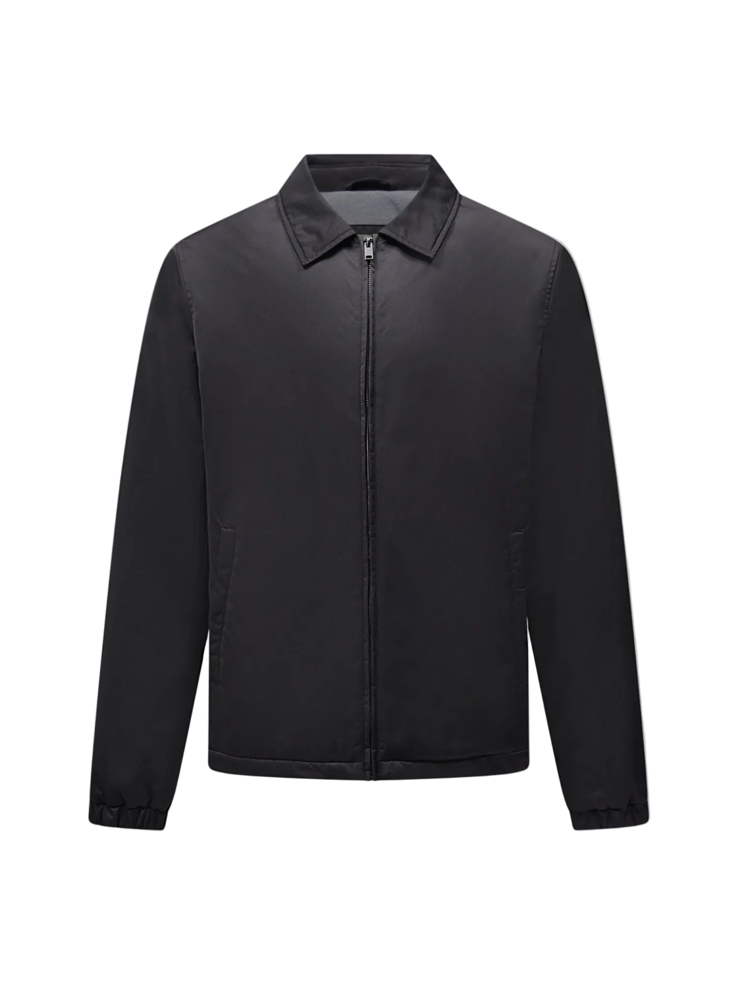 Peckham Rye Light Padded Collar Black Bomber Jacket