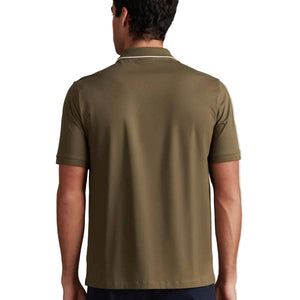 Peckham Rye Mercerised Cotton Tipped Sea Turtle Polo Shirt