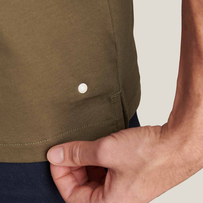 Peckham Rye Mercerised Cotton Tipped Sea Turtle Polo Shirt