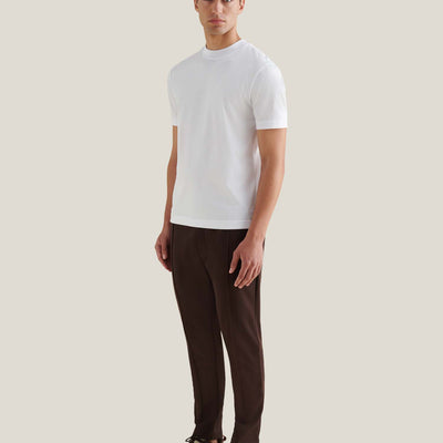 Peckham Rye Mercerised Cotton Bright White T-Shirt