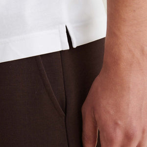 Peckham Rye Mercerised Cotton Bright White T-Shirt