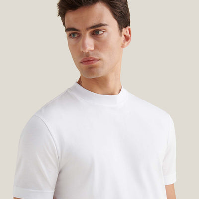 Peckham Rye Mercerised Cotton Bright White T-Shirt