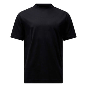Peckham Rye Mercerised Cotton Black T-Shirt