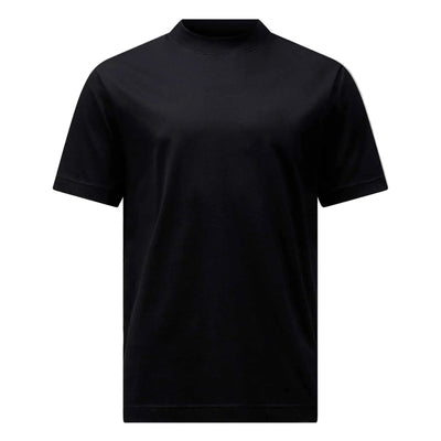 Peckham Rye Mercerised Cotton Black T-Shirt