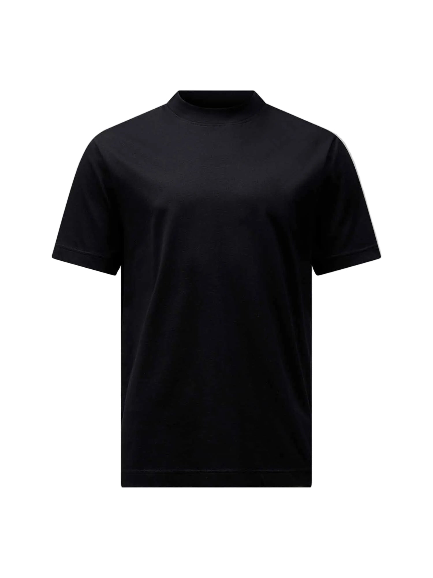 Peckham Rye Mercerised Cotton Black T-Shirt