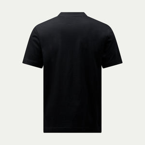 Peckham Rye Mercerised Cotton Black T-Shirt