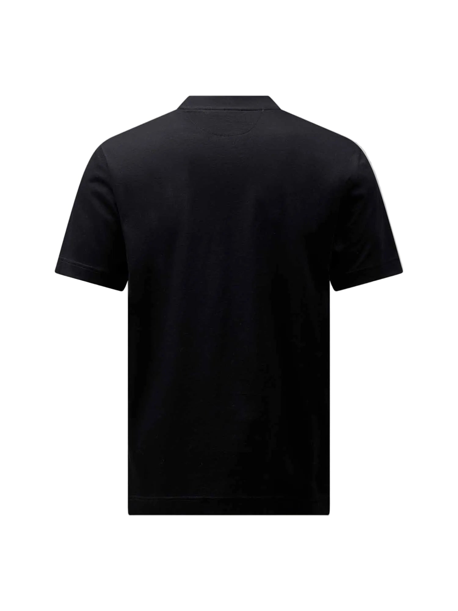 Peckham Rye Mercerised Cotton Black T-Shirt