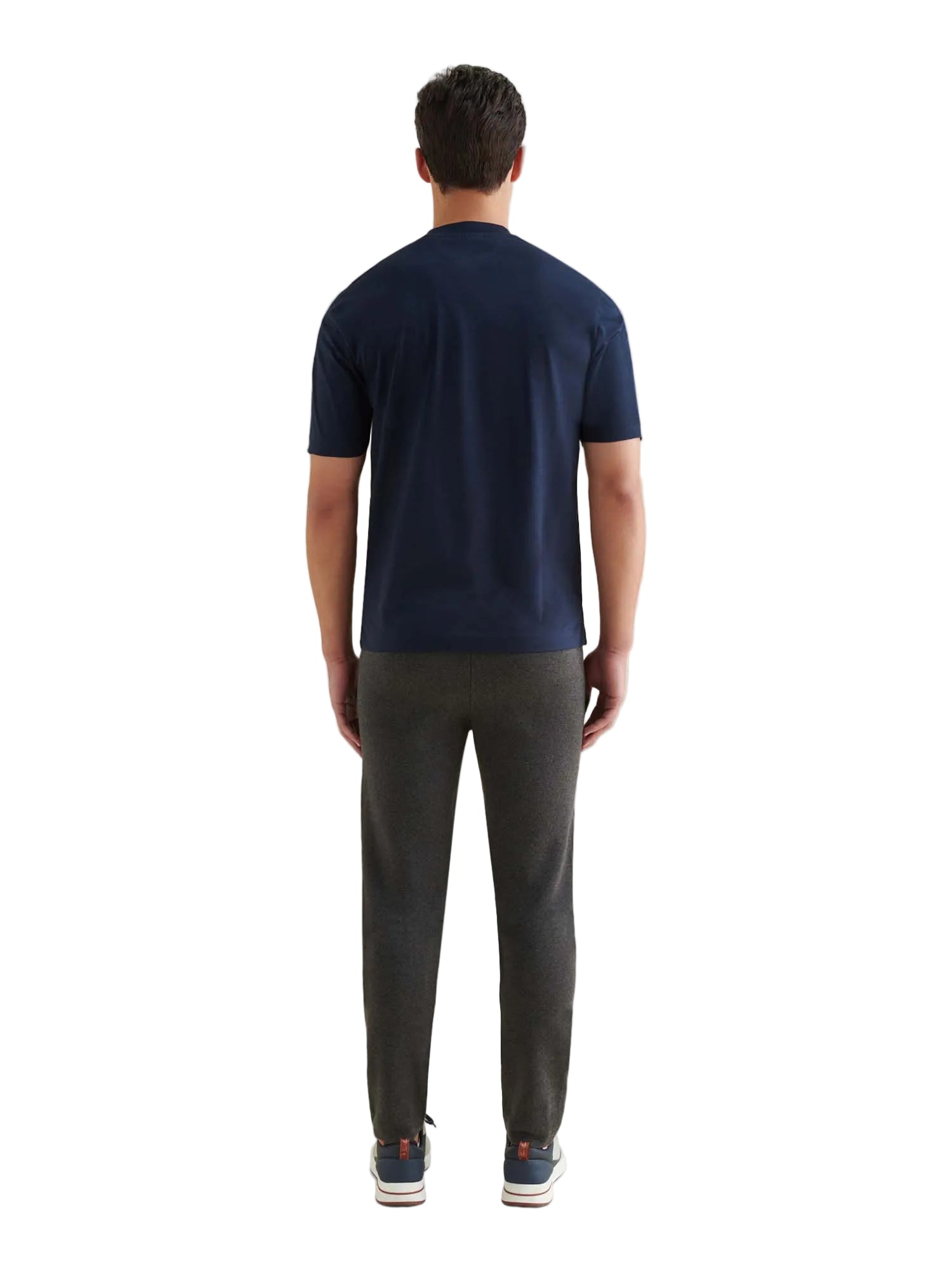 Peckham Rye Mercerised Cotton Dark Sapphire Navy T-Shirt