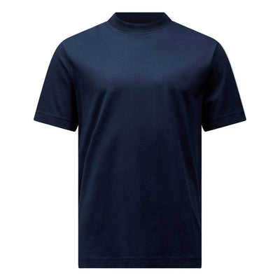 Peckham Rye Mercerised Cotton Dark Sapphire Navy T-Shirt