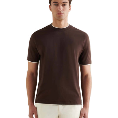 Peckham Rye Double Layer Mercerised Cotton Java T-Shirt