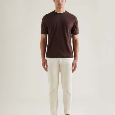 Peckham Rye Double Layer Mercerised Cotton Java T-Shirt