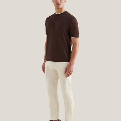 Peckham Rye Double Layer Mercerised Cotton Java T-Shirt