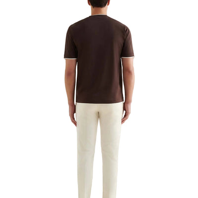 Peckham Rye Double Layer Mercerised Cotton Java T-Shirt
