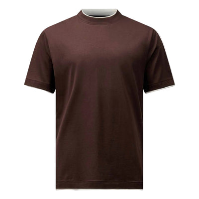 Peckham Rye Double Layer Mercerised Cotton Java T-Shirt