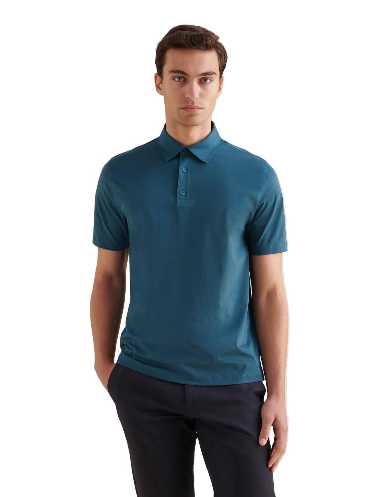 Peckham Rye Mercerised Cotton Stargazer Polo Shirt