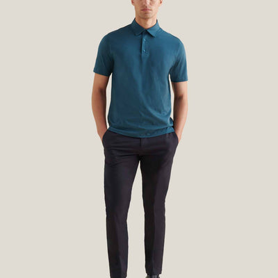 Peckham Rye Mercerised Cotton Stargazer Polo Shirt