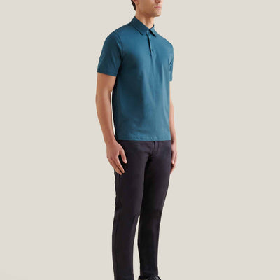 Peckham Rye Mercerised Cotton Stargazer Polo Shirt