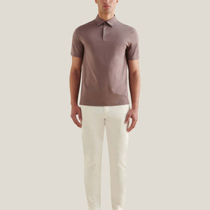 Peckham Rye Mercerised Cotton Iron Polo Shirt