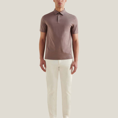 Peckham Rye Mercerised Cotton Iron Polo Shirt